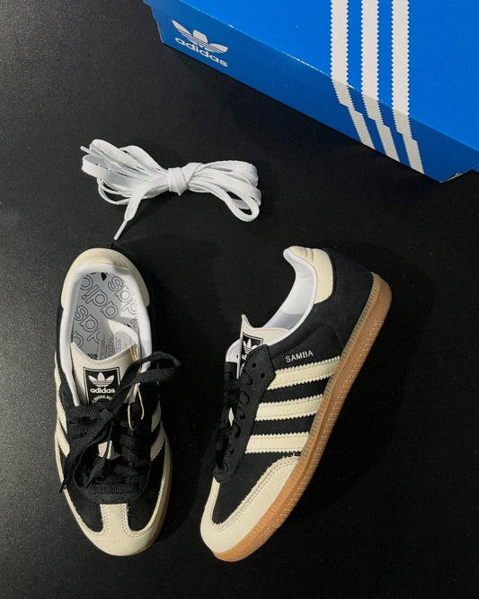 Adidas Samba Negra y Beige