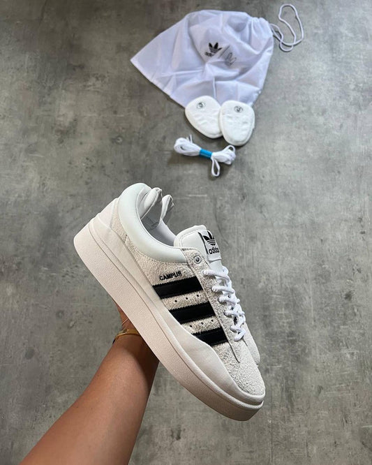 Adidas Campus x Bad Bunny Blanco y Negro