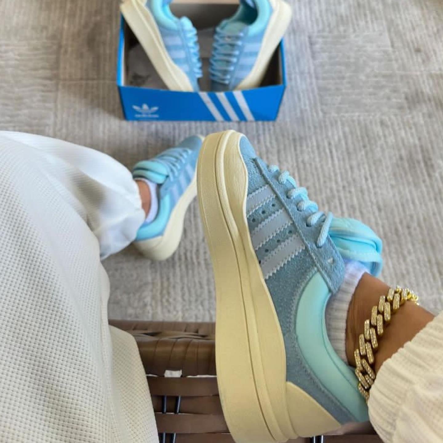 Adidas Campus x Bad Bunny Celeste